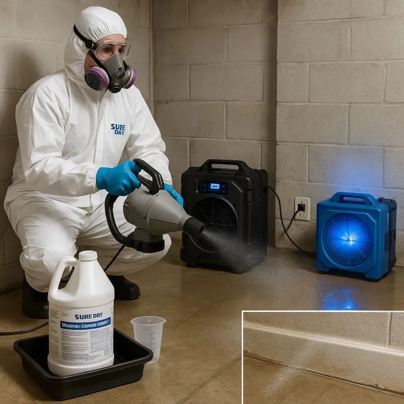 Sanitization and Odor Removal process in Crowley, TX