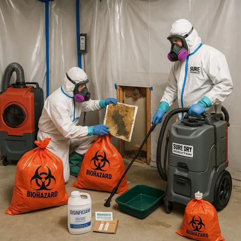 Contaminated Water Handling Protocols process in Crowley, TX